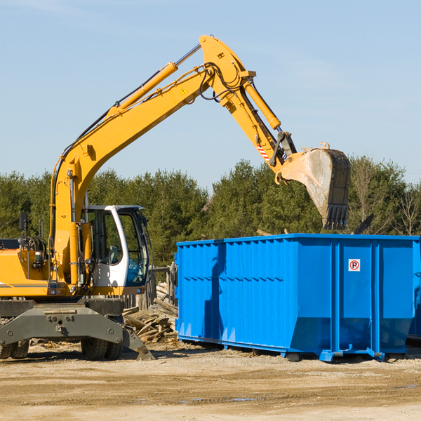 can i request a rental extension for a residential dumpster in Falls Mills Virginia